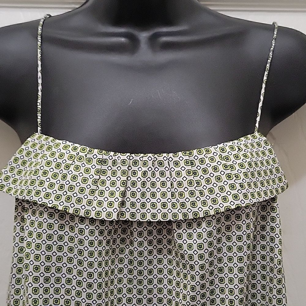 J. Crew Ruffle Geometric Top - Picture 4 of 10